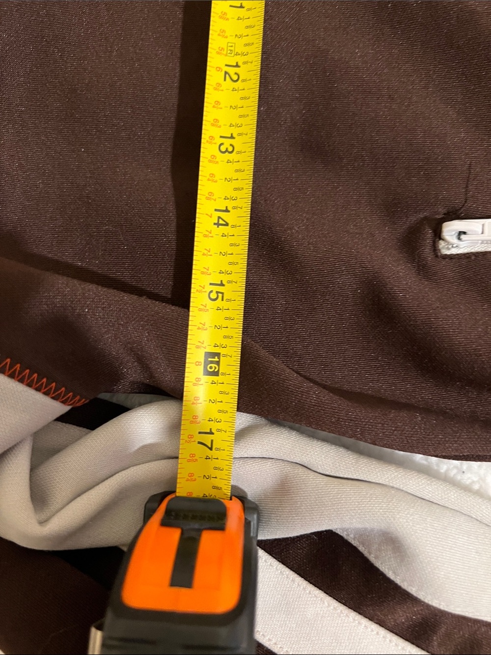 DC Women’s Dark Brown Track Jacket with White Stripes - Picture 6 of 13